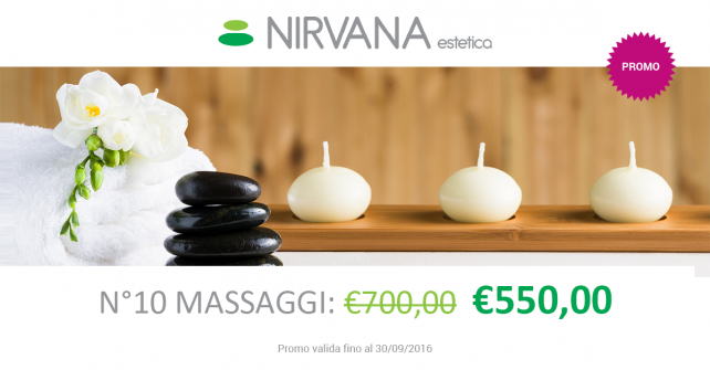 Promozione 10 massaggi manuali