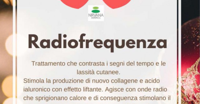 Natale: Promo trattamento Radiofrequenza